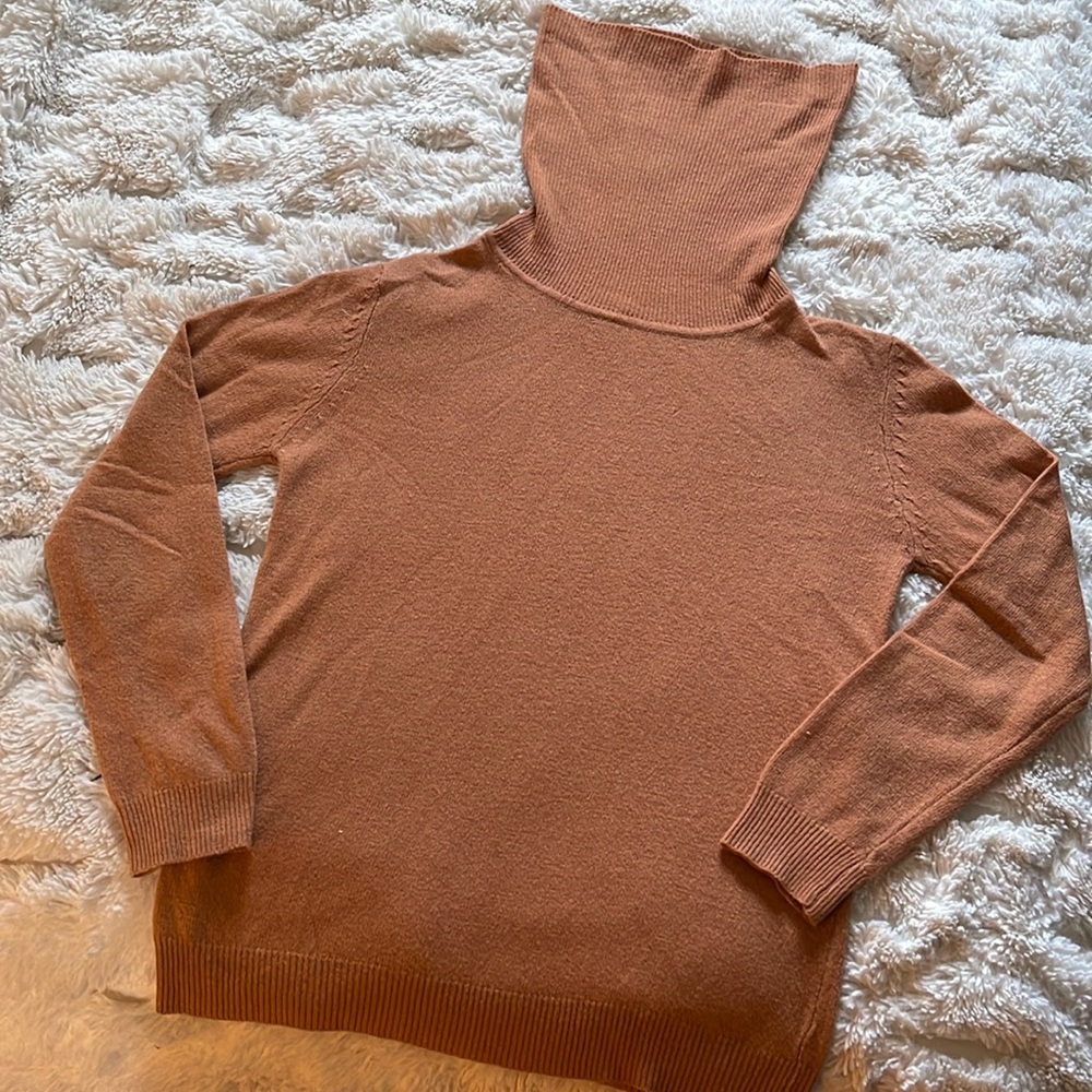 Designer Vintage 100% Cashmere Turtleneck Sweater – Roth Le Cover, Size M​